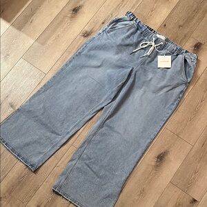 Lovervet ~  light blue denim wide leg jeans for women NEW WITH TAGS
